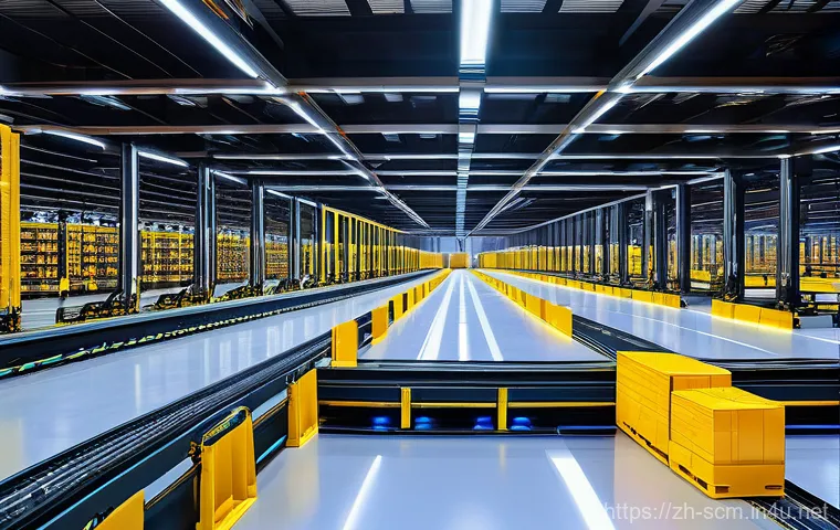 공급망관리에서의 물류 네트워크 구축 - **Prompt:** A heartwarming scene of a friendly female delivery driver, wearing a clean, professional...