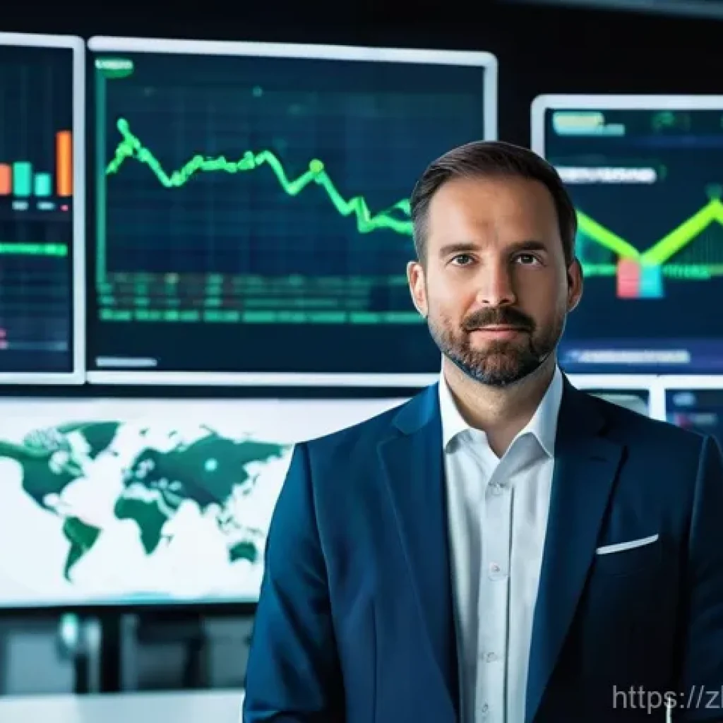 공급망관리 연봉 협상 성공 스토리 - **Prompt:** A highly competent male supply chain professional, in his late 30s, stands in a modern, ...