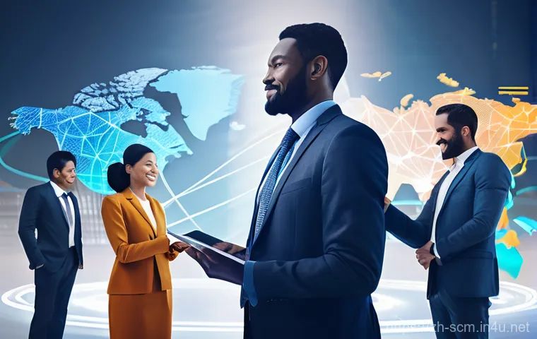 SCM 전문가들의 실무 조언 - Green & Ethical Logistics Hub**

"A vibrant, optimistic illustration of a sustainable and socially r...