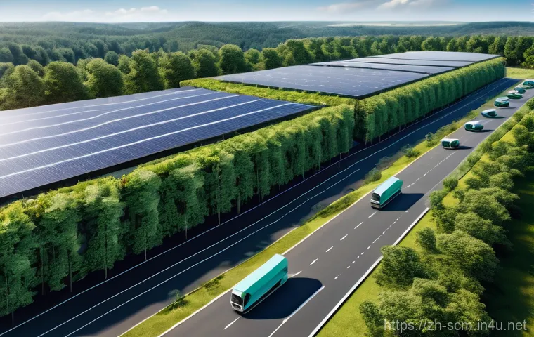 SCM 전문가가 되는 길 - A vibrant, dynamic, and futuristic global supply chain scene. In the foreground, a confident and pro...