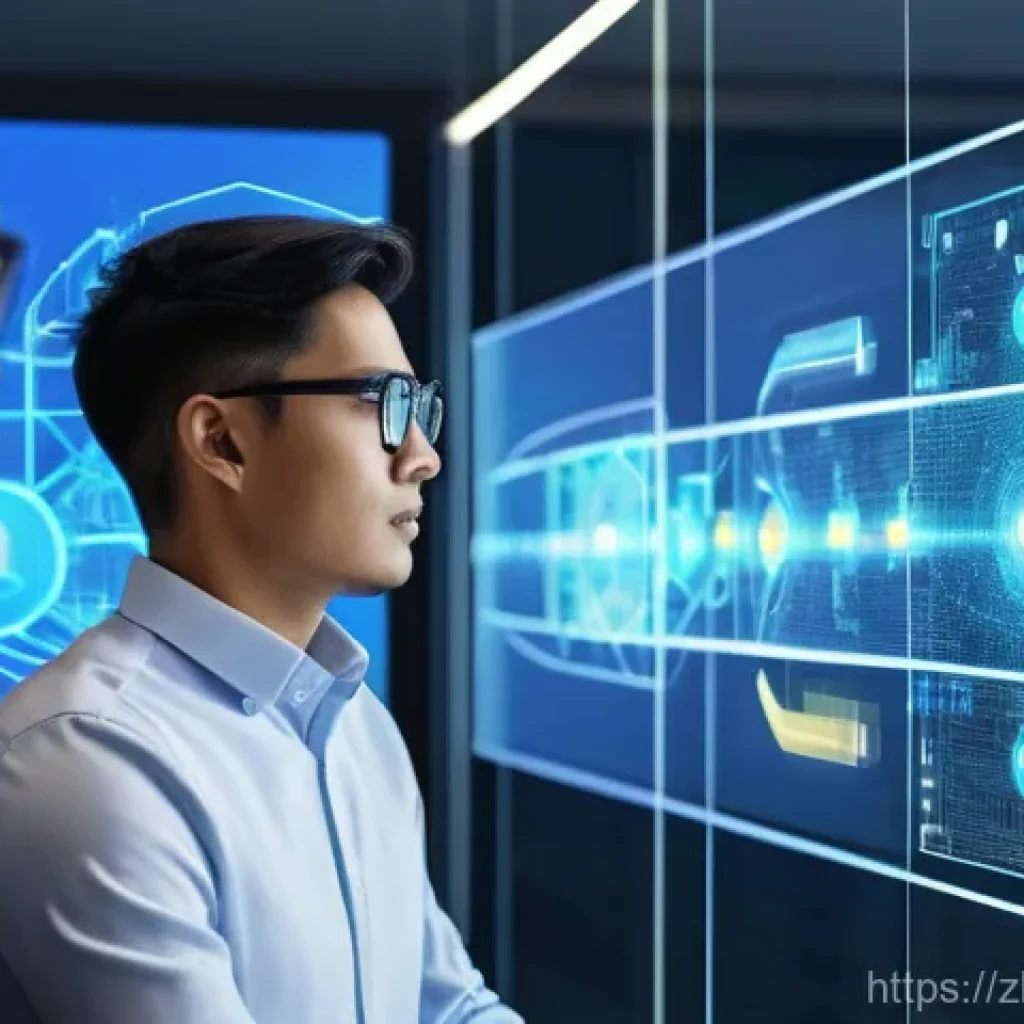 SCM 분야 커리어 개발 계획 - **Prompt:** A diverse group of young to middle-aged professionals, dressed in smart business casual ...