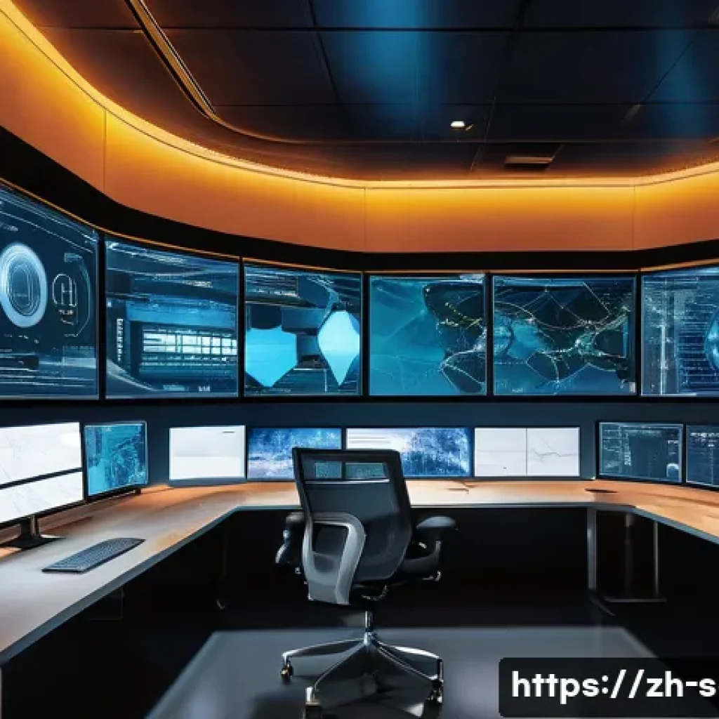 공급망관리 컨설팅 업무 사례 - **Prompt for Digital Transformation: The Intelligent Supply Chain Control Tower**
    "A vibrant, fu...
