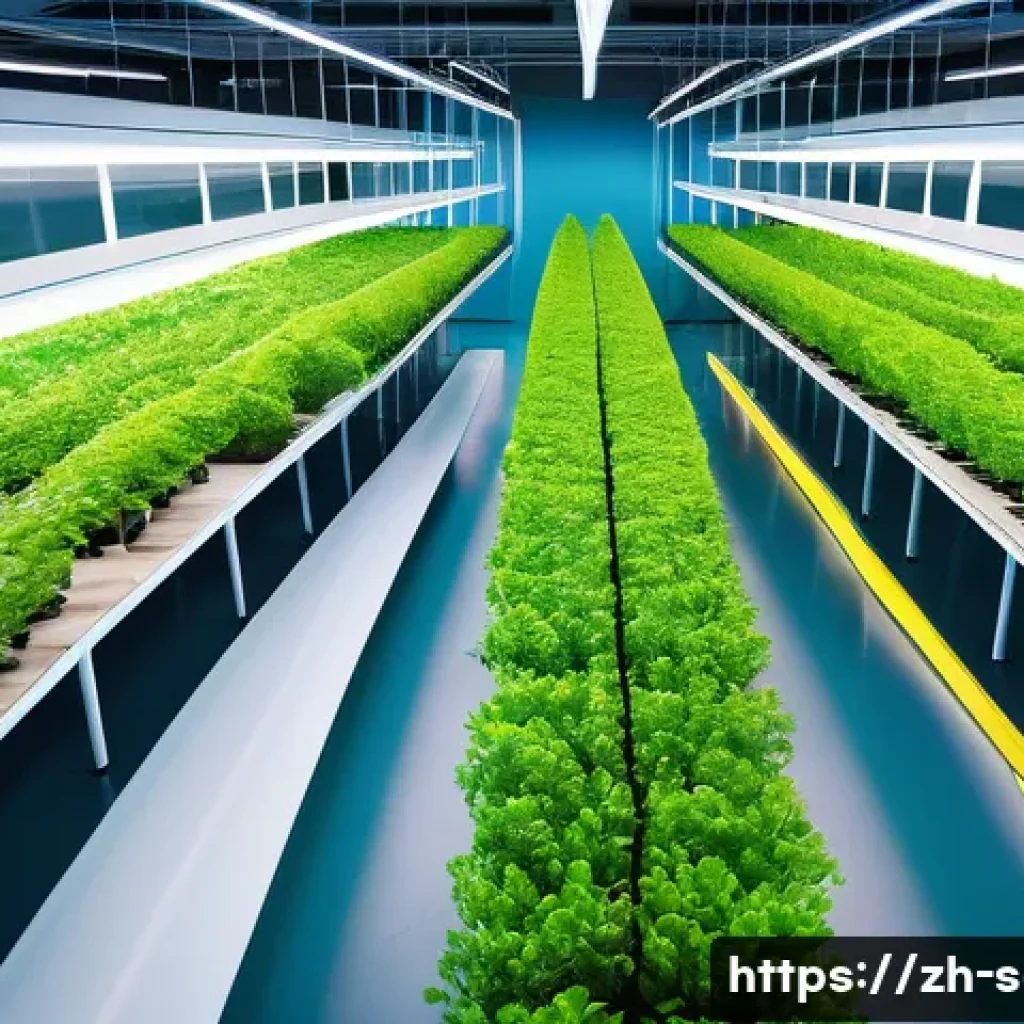 SCM 실무에서의 환경적 고려 - **Prompt 1: Green Supply Chain as a Lifeline for Business Success**
    "A vibrant, wide-angle shot ...